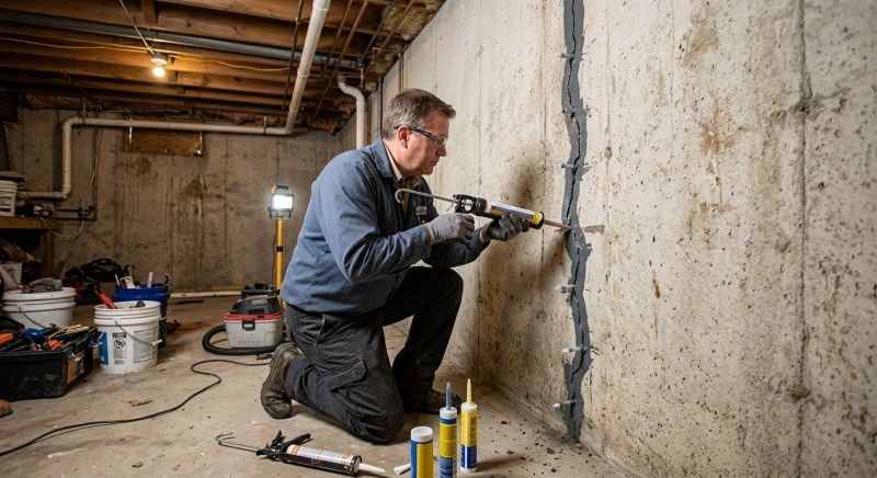 Basement Crack Repair in Deltona, FL