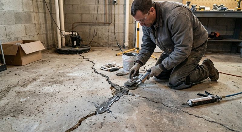 Cracked Basement Floor Repair in Deltona, FL