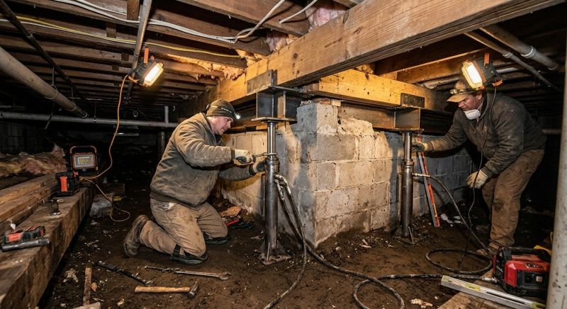 Crawlspace Foundation Repair in Osteen, FL