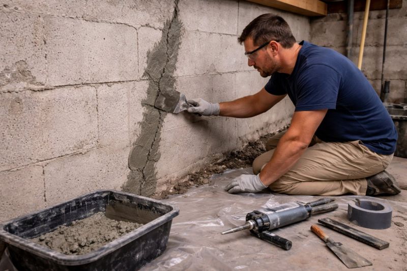 Foundation Crack Repair in Maitland, FL