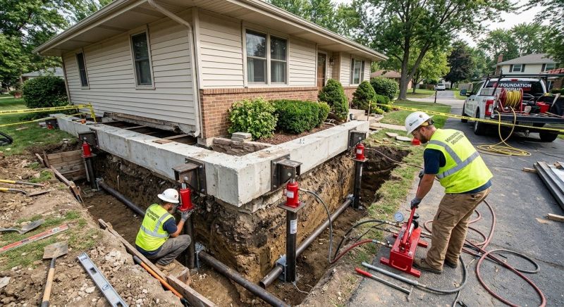 Foundation Jacking in De Leon Springs, FL