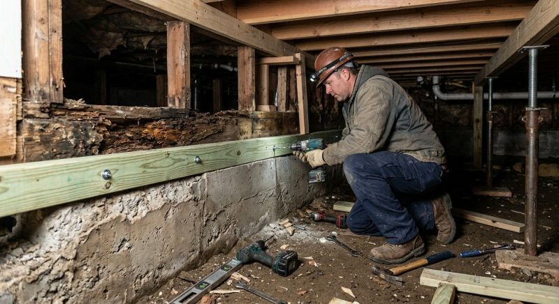 Sinking Foundation Repair in Oviedo, FL